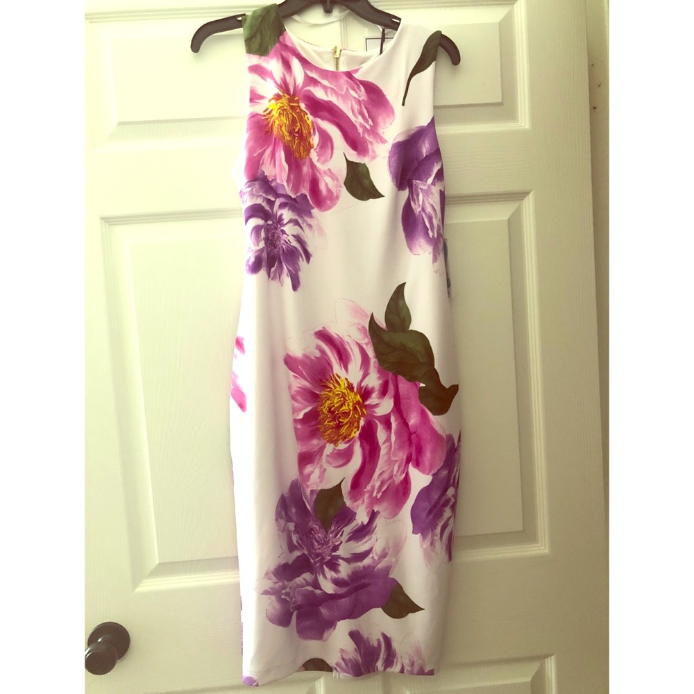 Flower print dress